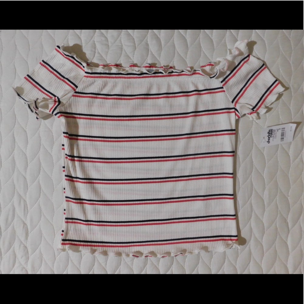 Off the shoulder crop top
